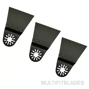 3 lame oscillanti a denti fini 2-5/8" - adatte ai vecchi modelli Fein Multimaster - Foto 1 di 1
