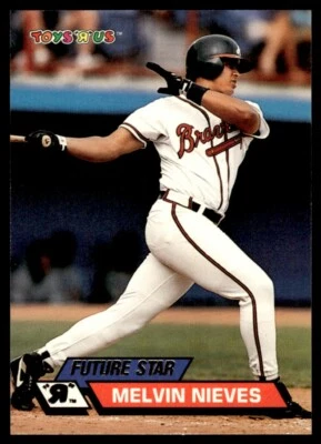 1993 Stadium Club Toys 'R' Us #20 Melvin Nieves Atlanta Braves - Image 1 of 2