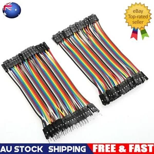 40pin Colorful Jumper Wires Kit: M to F M to M F to F for Breadboard - Picture 1 of 19