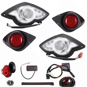 12V Golf Cart LED Headlights & Tail Lights Kit Set for Yamaha Drive G29 2007-up - Imagen 1 de 14
