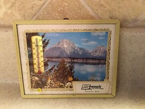 Vintage Advertising Thermometer Picture Framed Spring's Trailers Vancouver WA - Picture 1 of 9