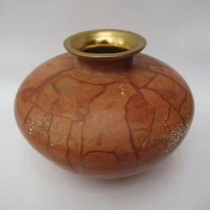 Tony Laverick, British studio pottery large porcelain vase with gilt, c1990 - Picture 1 of 8