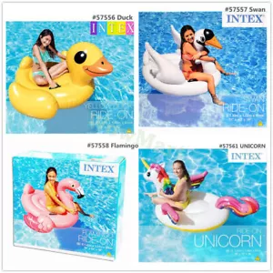 NEW Intex Inflatable Kid & Adult Swimming Pool Toy Ride-On Float Various Design - Picture 1 of 30