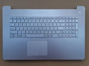 Neue silberne Handauflage Tastatur mit Hintergrundbeleuchtung für Asus N750 N750J N750JK N750JV - Bild 1 von 2