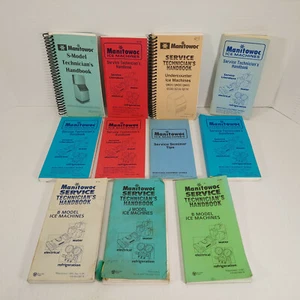 Lot of 11 Manitowaoc Ice Machine Refridgeration Repair Manuals 1980s / 1990s - Picture 1 of 8