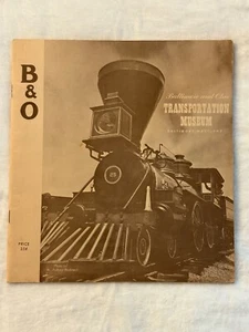 1970 Souvenir Book Baltimore and Ohio B&O Railroad Transportation Museum MD Vtg - Picture 1 of 8