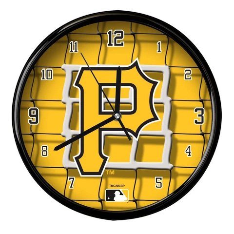 Pittsburgh Pirates 12'' Team Net Clock Cover