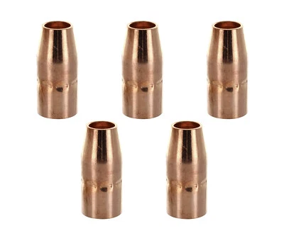 USWELD 246372 1/2-Inch Slip Nozzle 5-PK For Miller Hobart Mig gun M-10 M-15 H-10