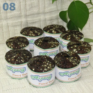 Sale New Lot of 9 Ballsx50g High-quality Nylon Ladder Track Knitting Yarn Brown - Picture 1 of 11