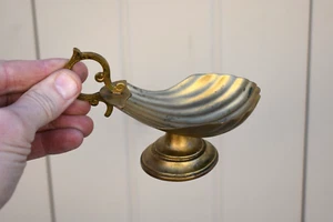 Nice Antique Church Baptismal Shell (Holy Water shell) + (CU906) chalice co - Picture 1 of 12