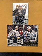 Mikhail Grigorenko Buffalo Sabres 3 Card Lot Rookie Materials Jersey Prizm