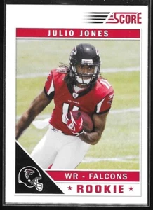 2011 Score Julio Jones Rookie Card RC Atlanta Falcons #351 - Foto 1 di 2