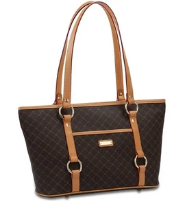 Rioni Signature Brown color GEORGINA SHOULDER TOTE ST-20234 - Picture 1 of 3