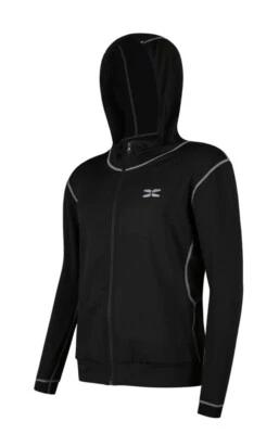 Running/Cycling/Active Wear Quick Dry Jacket/Hoodie  Black - Image 1 of 4