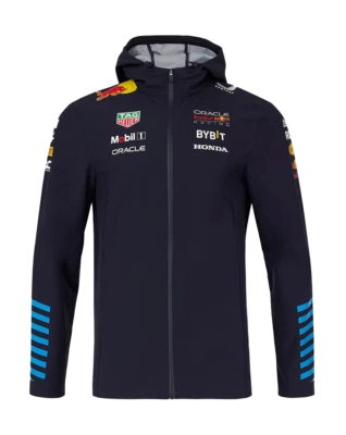 Red Bull Racing F1 2024 Team Rain Jacket- Navy - Image 1 of 4