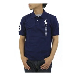 *MINOR DEFECT* Polo Ralph Lauren Boy's Big Pony Polo Shirt - Navy - Sz L 14/16 - Picture 1 of 4