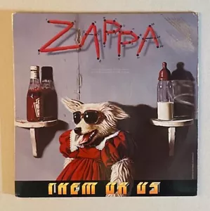 ZAPPA,1984, THEM OR US (Barking Pumpkin Records, SVBO 74200) PROMO LP, gatefold - Imagen 1 de 9