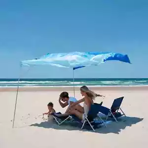 Ombrellone da Spiaggia - Tenda da Spiaggia Portatile.A Vento,Leggero,Portatile,Self-Ad - Foto 1 di 3