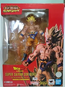 Dragon Ball Z Super Saiyan Son Goku Estatua Bandai Tamashii Figuras Cero - Imagen 1 de 4