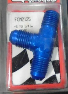 AEROQUIP FCM2125 Male Run Tee -06AN Dash x 1/4in. Pipe x -06AN Dash - Bild 1 von 1