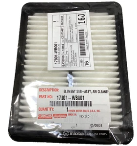 Genuine Toyota Engine Air Filter 17801-WB001 - Foto 1 di 3
