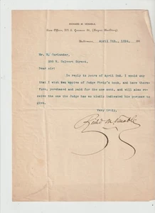 TLS Richard M. Venable , Major in the Confederate Army , 1894 - Bild 1 von 1