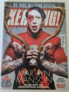 KERRANG! #1702 23rd DECEMBER 2017 MARILYN MANSON/BABY METAL/POSTERS - Picture 1 of 22