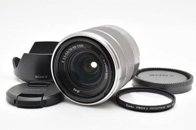 [Near Mint] Sony Lens Silver SEL1855 18-55mm f/3.5-5.6 E-Mount from Japan - image 1 of 4