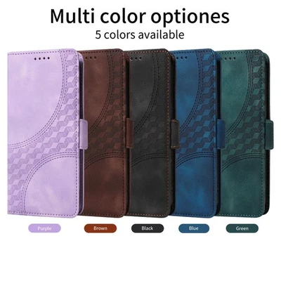 Flip Wallet Phone Cover Leather Stand Case For iPhone 16e 16 15 Pro Max 14 13 12 - Image 1 of 4