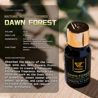 VANZO Dawn Forest Ätherisches Öl 100% Japan Original 10ml Aroma KOSTENLOSER V... - Bild 1 von 4