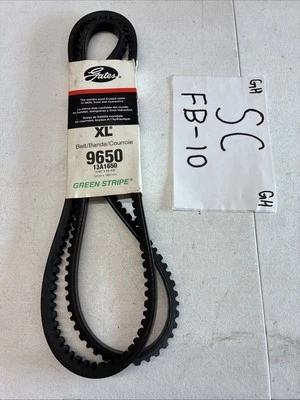 Gates Standard XL 9650 Green Stripe Belt 13A1650 - Image 1 of 2