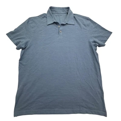 Camisa Polo Zachary Prell Para Hombre Grande Azul Azul Azul 100% Algodón Manga Corta Tejida Nueva con Etiquetas Foto 1 de 4