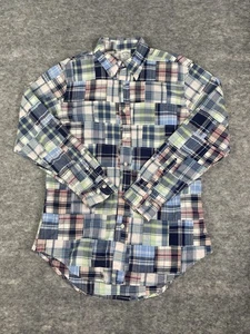 Brooks Brothers Regent Shirt Mens M Patchwork Madras Casual Soft Breathable - Picture 1 of 7