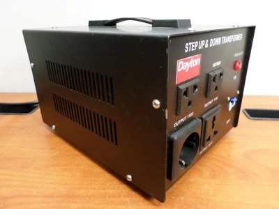 Transformador paso arriba y abajo Dayton 16V988B 110v 220v Foto 1 de 4