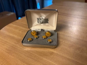 Vtg/Rare Cufflinks From Hotel/Cassino NY NY Las Vegas W/ OG Box - Picture 1 of 5