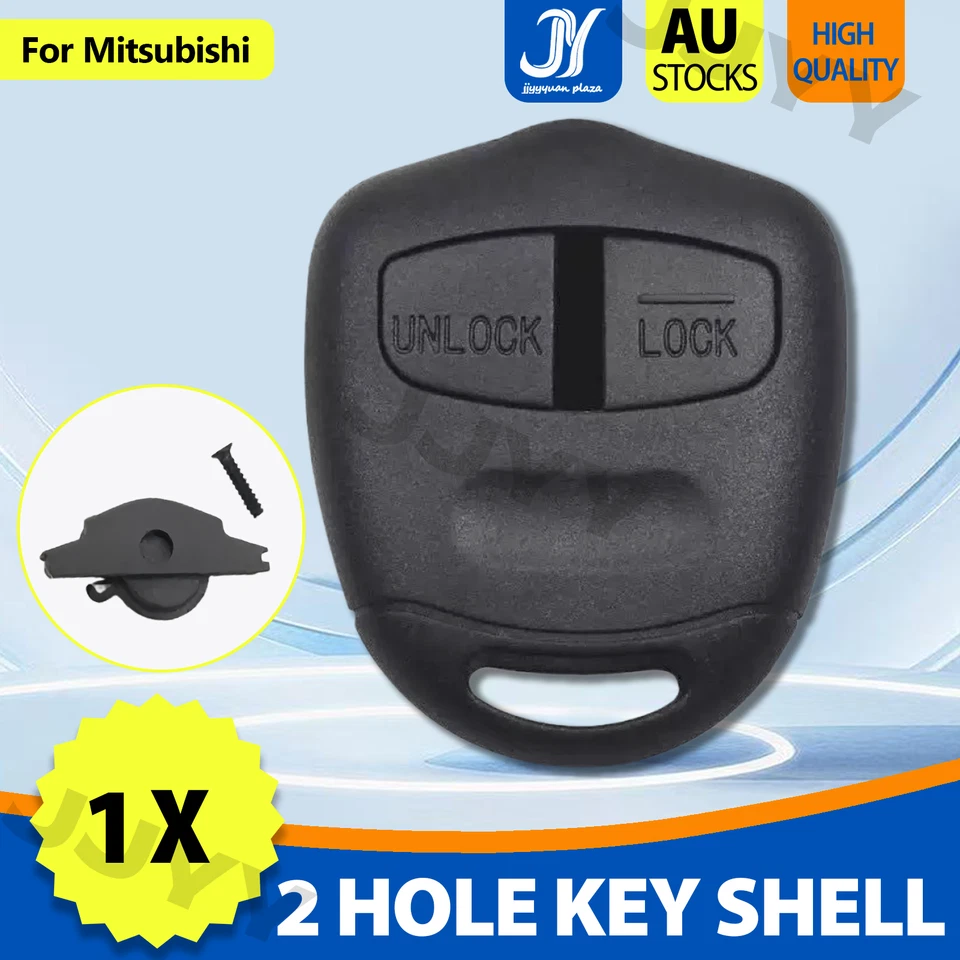 For 2 Buttons Mitsubishi Key Remote Case Shell Grandis Outlander Lancer Pajero A - image 1 of 3