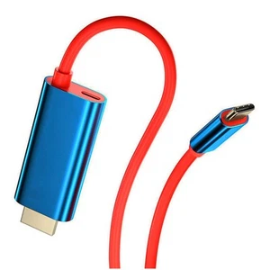 Type C to -Compatible Cable 4K 30Hz USB C to -Compatible Cable with PD60W 7632 - Photo 1/10
