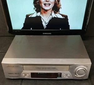 Sharp VC-MH711 4 Head Nicam VHS VCR Video Player Recorder  No Remote TESTED  - Picture 1 of 12