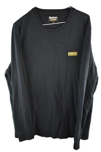 BARBOUR International Black Jumper size XL Mens Crewneck Casual Outdoors - Picture 1 of 8