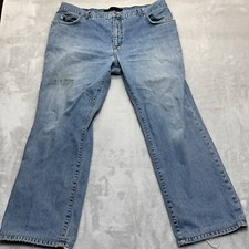 LTB Little Big Jeans Mens 40x29 Blue Denim Distressed Medium Wash Straight