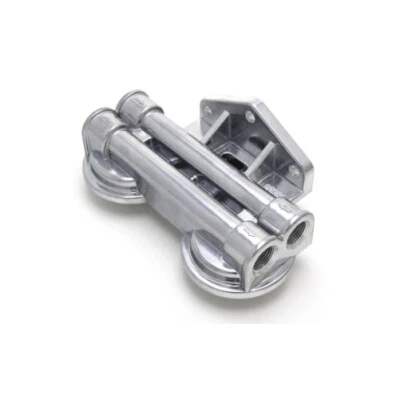 Transdapt 1030 Single Oil Filter Relocation Base w/ 1/2" Npt Vertical Port - Image 1 of 3