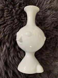 Rosenthal Porzellan Vase - Gesicht, weiß -  Bjørn Wiinblad - Designklassiker - Bild 1 von 12