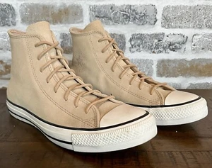 Converse Chuck Taylor Mono Suede High Top Sneakers Women's 9 Tan A01459C - Picture 1 of 11