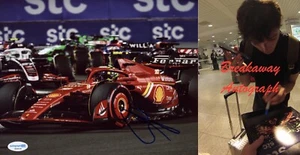 Oliver Bearman signed photo 8x10 exact proof ACOA autograph Formula 1 Ferrari 4 - Picture 1 of 5
