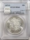 1879-S Morgan Dollar Silver Pcgs Ms64 Pc1542