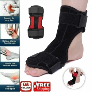 Plantar Fasciitis Night Splint Adjustable Foot Brace Drop Support Pain Relief - Picture 1 of 12