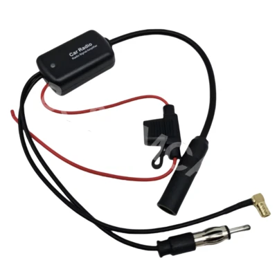 12V DAB+FM Radio Signal Power Amplifier Antenna Signal Booster Car Accessories - Image 1 of 4