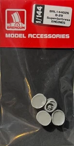 Accesorio 1/144: Juego de motor para kits Fujimi B29 #144026: BRENGUN - Imagen 1 de 2