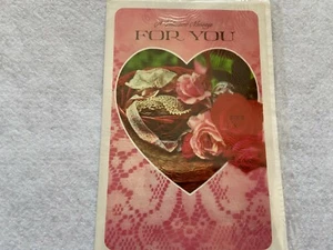 A Valentines Message For You Unused Greeting Card - Picture 1 of 2