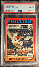 1975 Topps #185 Steve Carlton PSA 6 EX-MT Philadelphia Phillies Baseball Card